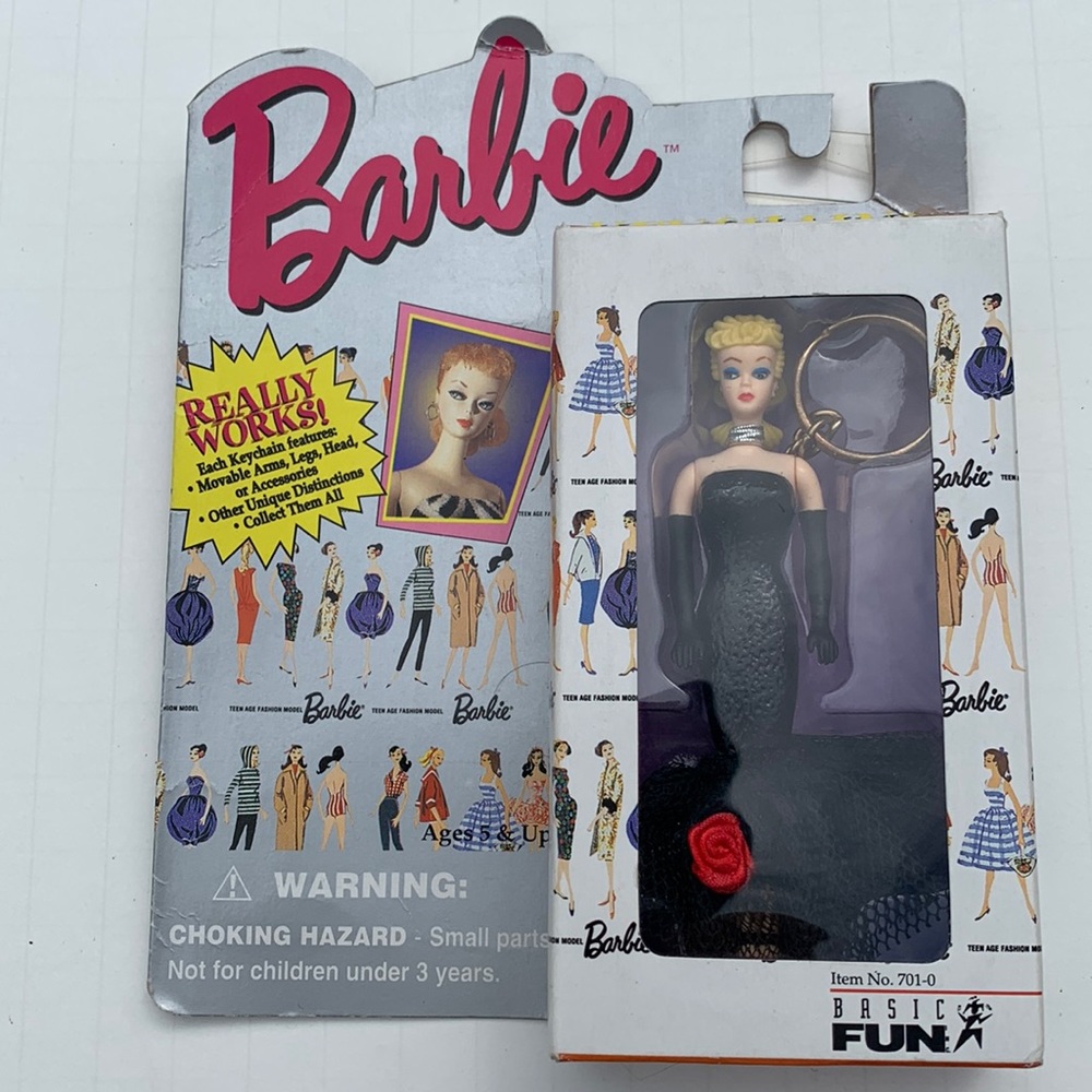 Barbie Vintage keychain from estate sale 701-0 blonde